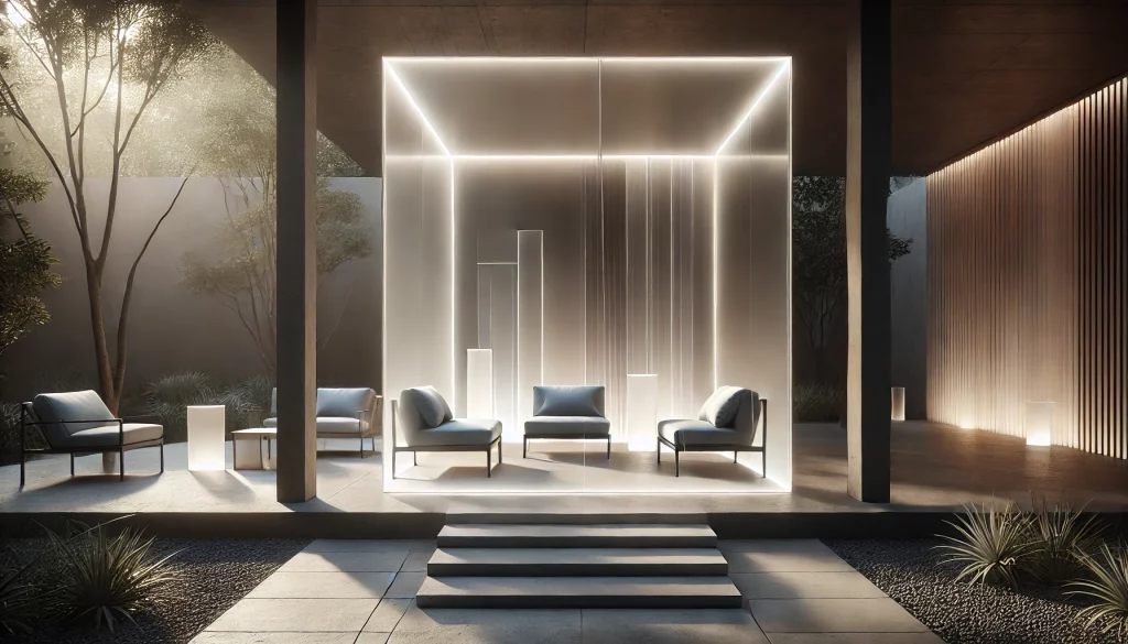 05 - Modern Ideas Transform Glass With Outdoors Light
