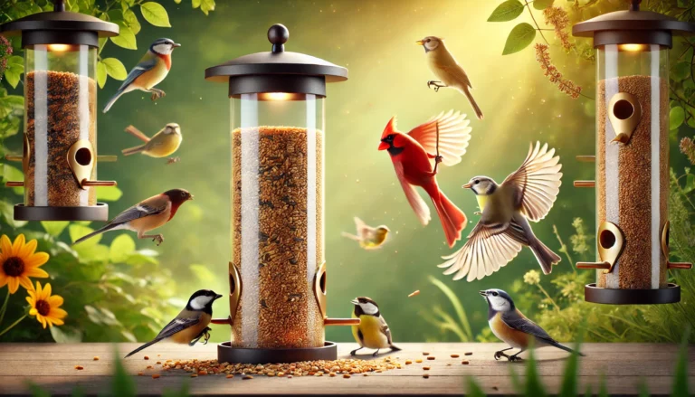Premium Hanging Glass Bird Feeders For Your Backyard