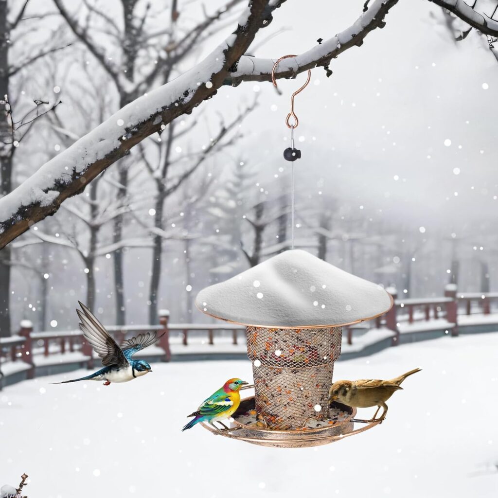 Durable Metal Bird Feeder Squirrel Proof Design 2
