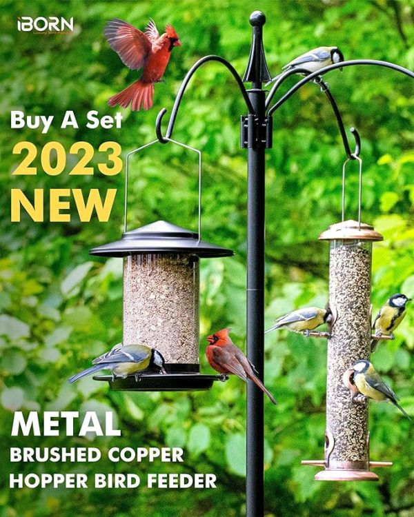 Durable Metal Bird Feeder for Outside 1