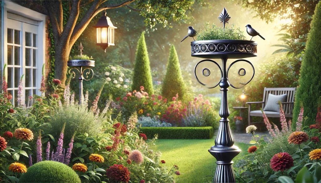 Garden With Elegant Pedestal Ideas - 03