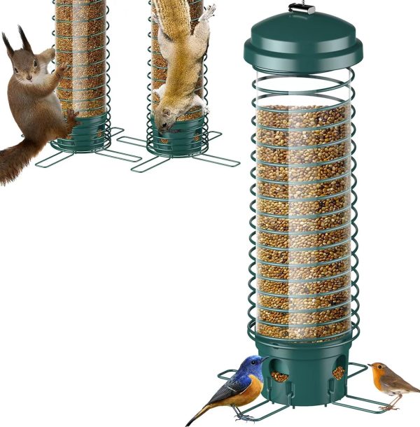 Hanging Outdoor Bird Feeder, Squirrel Proof Feeder for Bluebirds 1