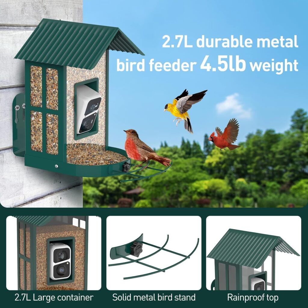 Innovative Solar Bird Feeder Camera Design 3