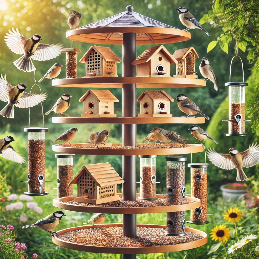 Multi-Level Garden Feeders Ideas - 06