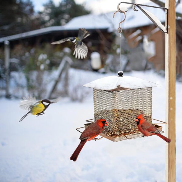 Outdoor Hanging Feeder Squirrel Resistant Design 5