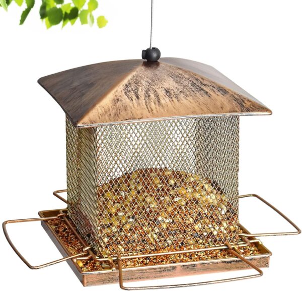 Outdoor Hanging Feeder Squirrel Resistant Design