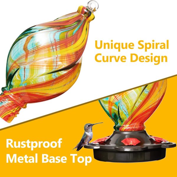 Unique Ice Cream Shaped Feeder for Outdoor Birds rust proof