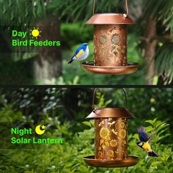 Waterproof Bird Feeder Solar Powered Design 2