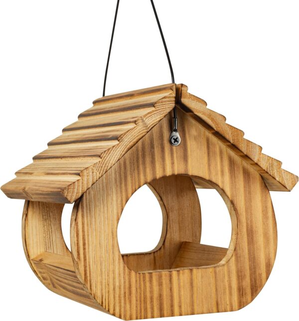 Wooden Bird Feeder Durable Platform Design