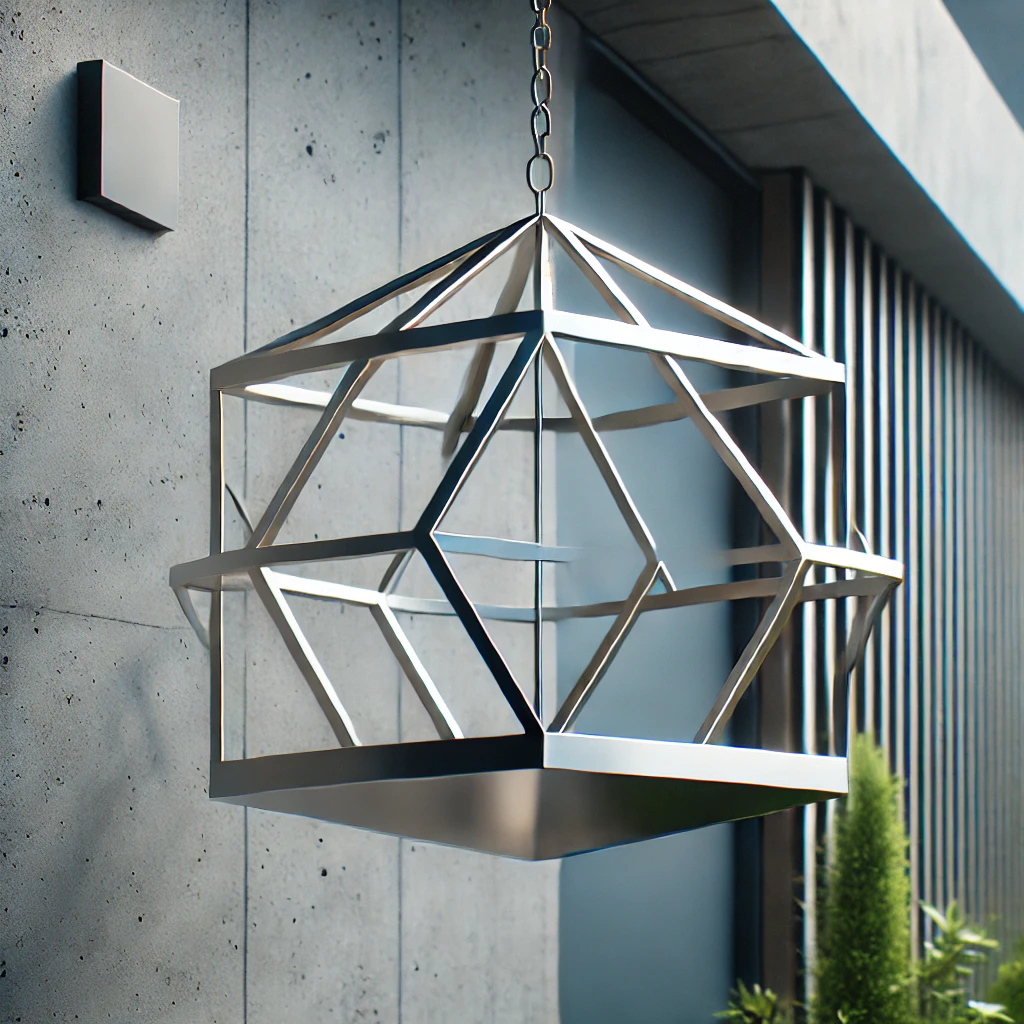 Yard With Opt For Sleek And Modern Metal Feeders - 04